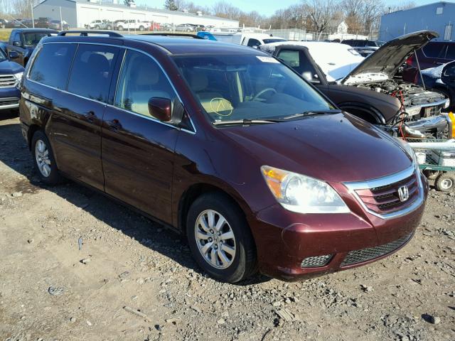 5FNRL3H43AB063376 - 2010 HONDA ODYSSEY EX MAROON photo 1