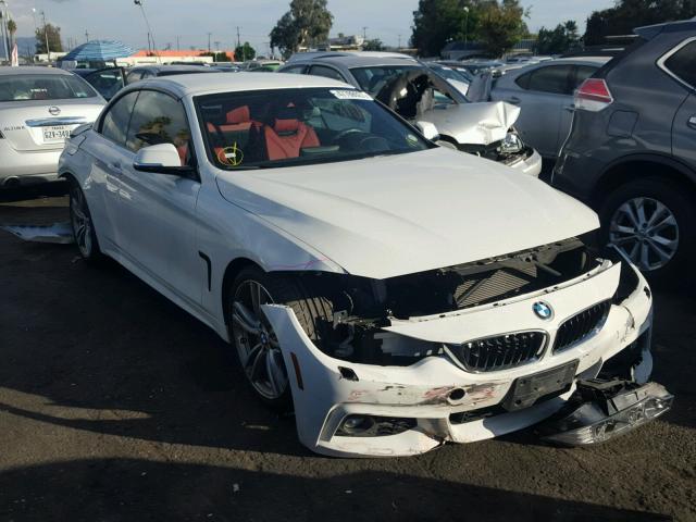 WBA3T3C57EJ876611 - 2014 BMW 435 I WHITE photo 1