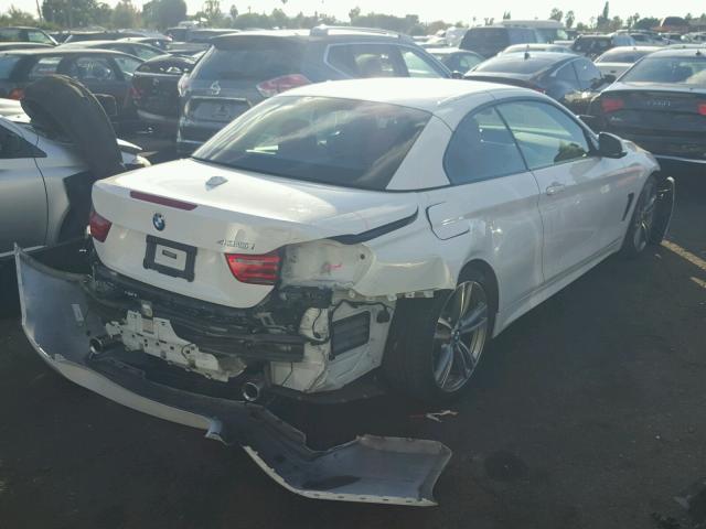 WBA3T3C57EJ876611 - 2014 BMW 435 I WHITE photo 4