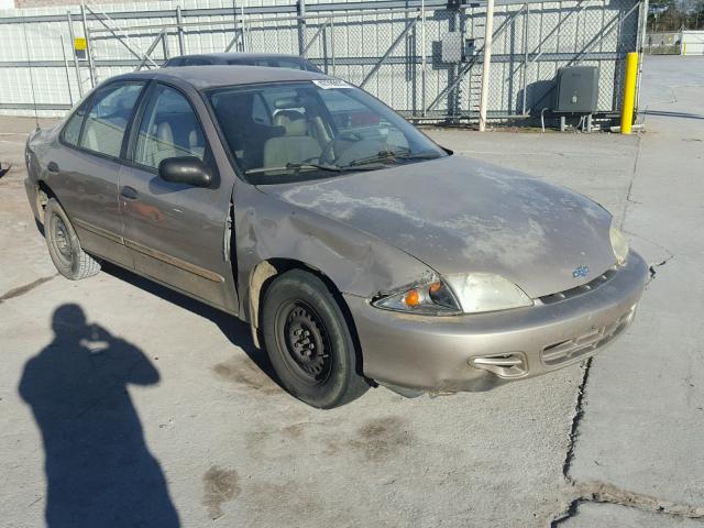 1G1JC524727126108 - 2002 CHEVROLET CAVALIER B BEIGE photo 1