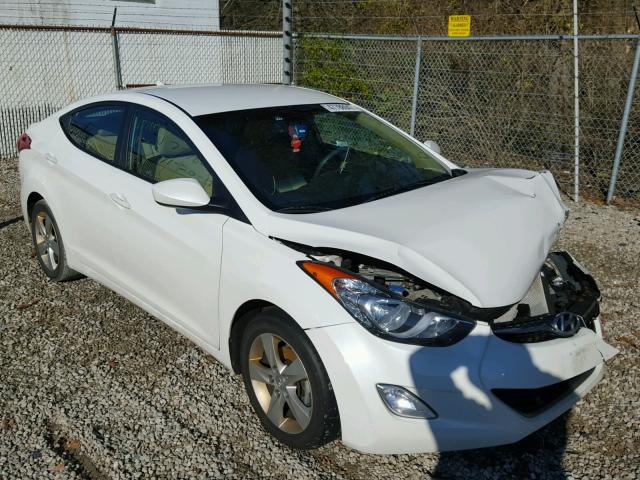 5NPDH4AE2DH167173 - 2013 HYUNDAI ELANTRA GL WHITE photo 1