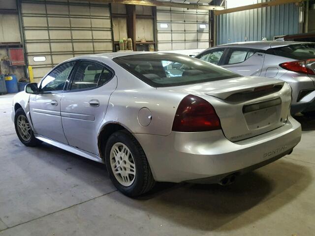 2G2WP522341260456 - 2004 PONTIAC GRAND PRIX SILVER photo 3
