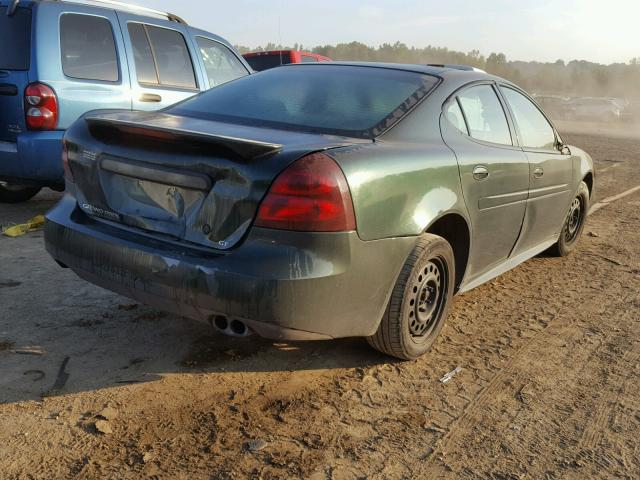 2G2WP522X41129251 - 2004 PONTIAC GRAND PRIX Կանաչ լուսանկար 4