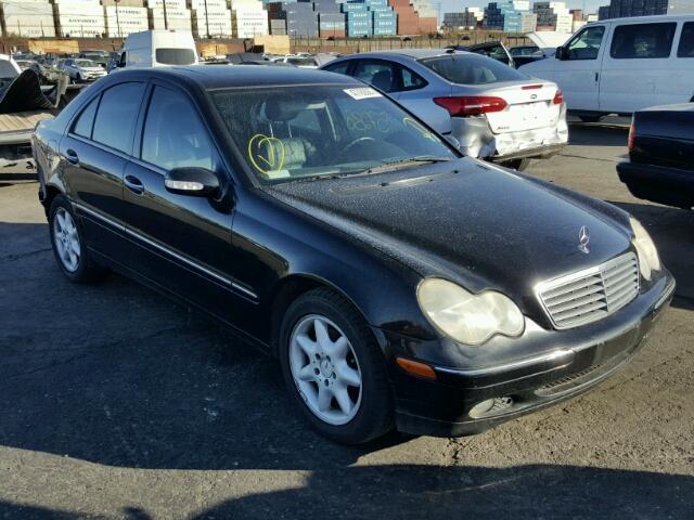 WDBRF61J53A526928 - 2003 MERCEDES-BENZ C 240 BLACK photo 1