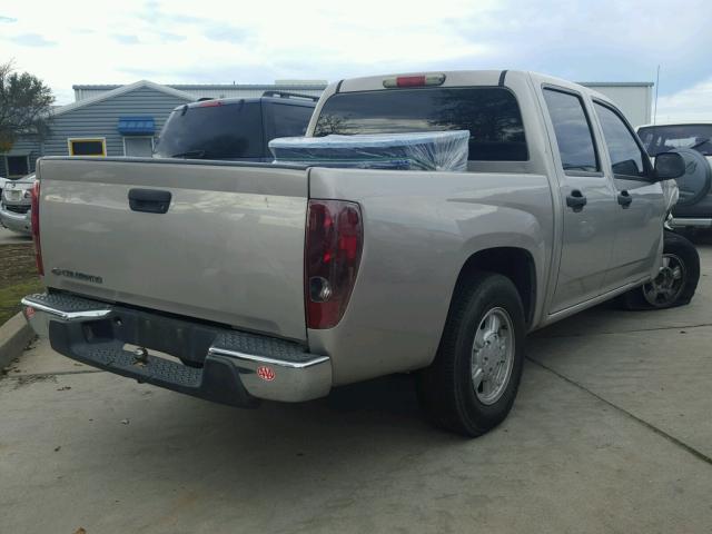 1GCCS136468261977 - 2006 CHEVROLET COLORADO BEIGE photo 4