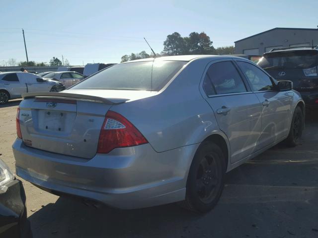 3FAHP0HA8AR186325 - 2010 FORD FUSION S SILVER photo 4