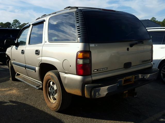 1GNEC13T51R223731 - 2001 CHEVROLET TAHOE C150 SILVER photo 3