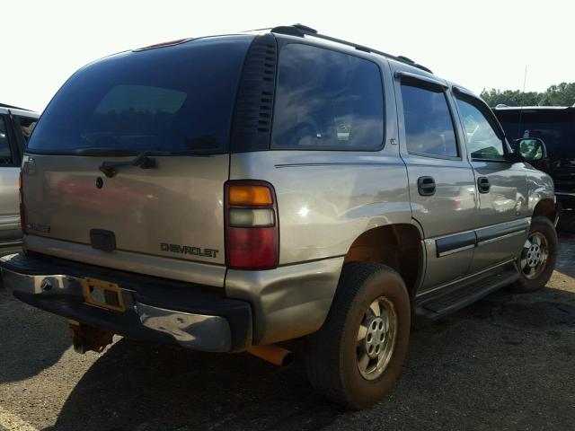 1GNEC13T51R223731 - 2001 CHEVROLET TAHOE C150 SILVER photo 4