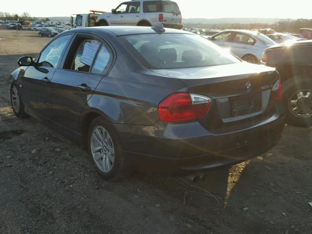 WBAVC93527K033375 - 2007 BMW 328 XI GRAY photo 3