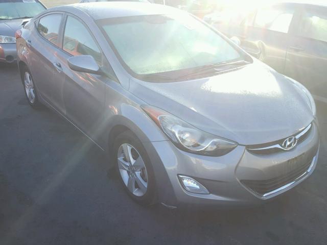 KMHDH4AE0DU489523 - 2013 HYUNDAI ELANTRA GL SILVER photo 1