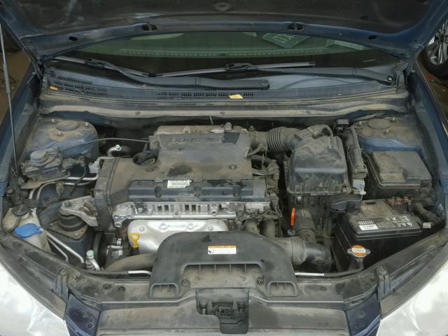 KMHDU46D18U330754 - 2008 HYUNDAI ELANTRA GL BLUE photo 7