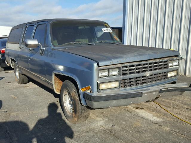 1GNER16K9LF172580 - 1990 CHEVROLET SUBURBAN R BLUE photo 1