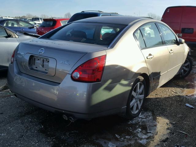 1N4BA41E54C926640 - 2004 NISSAN MAXIMA SE GRAY photo 4