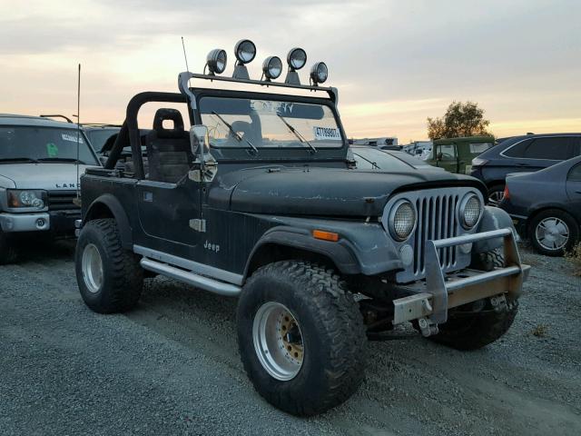 1JCCF87E0ET093357 - 1984 JEEP JEEP CJ7 GREEN photo 1