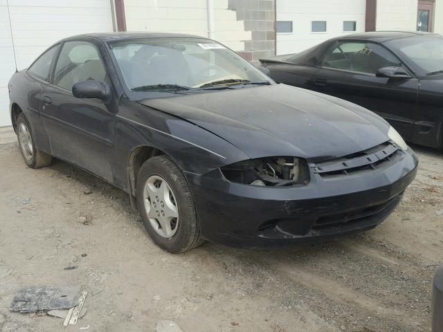 1G1JF12FX37122444 - 2003 CHEVROLET CAVALIER L BLACK photo 1