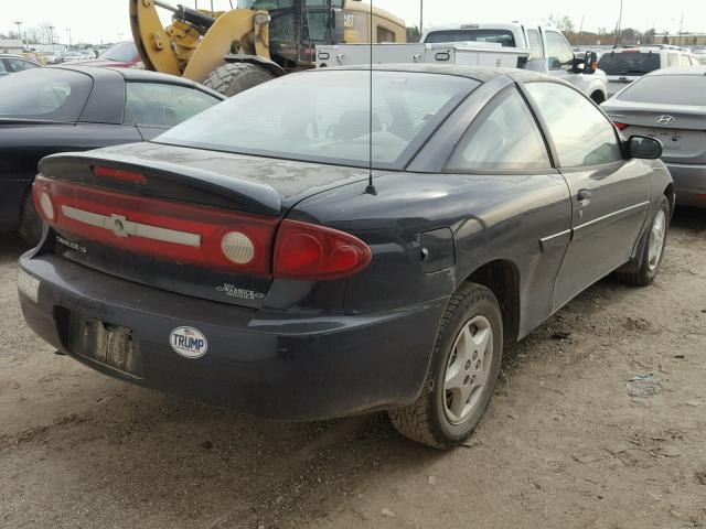 1G1JF12FX37122444 - 2003 CHEVROLET CAVALIER L BLACK photo 4