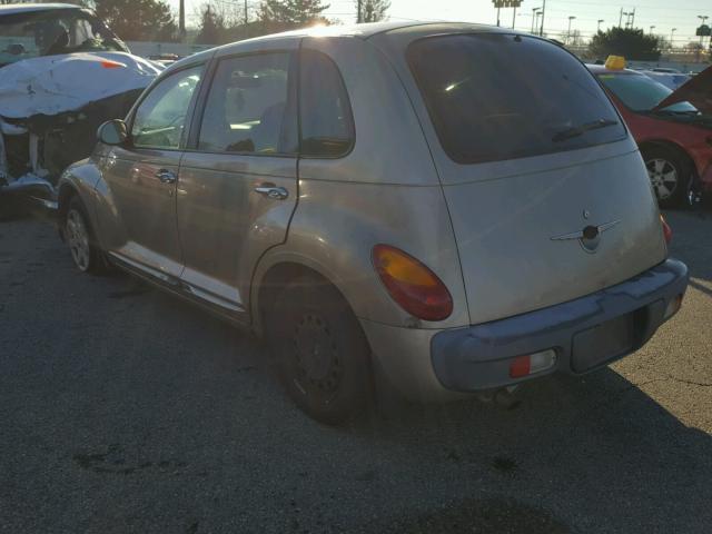 3C4FY48B02T359807 - 2002 CHRYSLER PT CRUISER GOLD photo 3