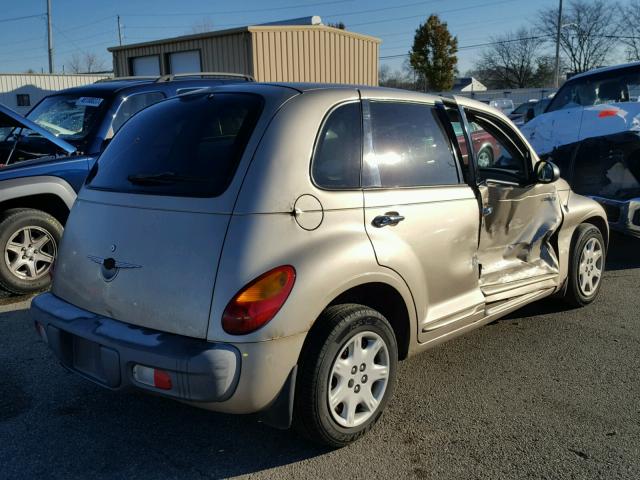 3C4FY48B02T359807 - 2002 CHRYSLER PT CRUISER GOLD photo 4