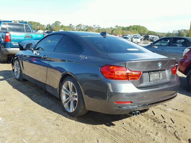 WBA3N3C54FK233073 - 2015 BMW 428 I GRAY photo 3