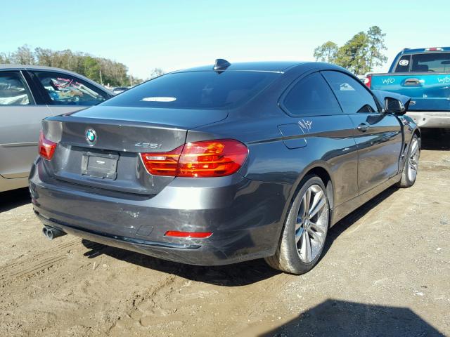 WBA3N3C54FK233073 - 2015 BMW 428 I GRAY photo 4