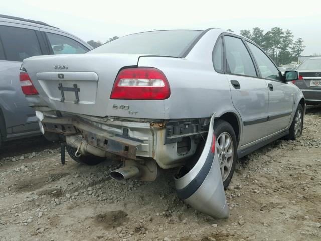 YV1VS29531F711064 - 2001 VOLVO S40 1.9T SILVER photo 4