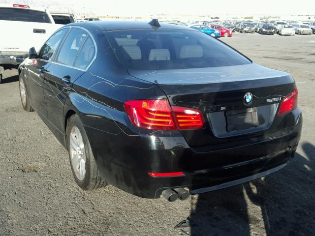 WBAXG5C50DD230986 - 2013 BMW 528 I BLACK photo 3