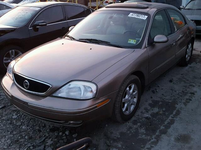 1MEFM55S62A604797 - 2002 MERCURY SABLE LS P TAN photo 2