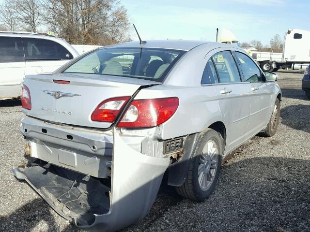 1C3LC46K37N500143 - 2007 CHRYSLER SEBRING SILVER photo 4