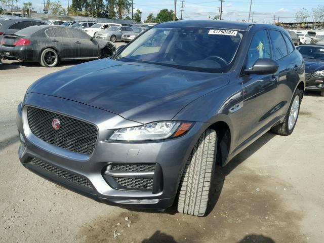 SADCL2BV1HA883996 - 2017 JAGUAR F-PACE R - GRAY photo 2