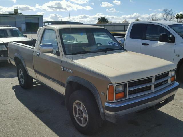 1B7GR14X7JS734352 - 1988 DODGE DAKOTA TWO TONE photo 1