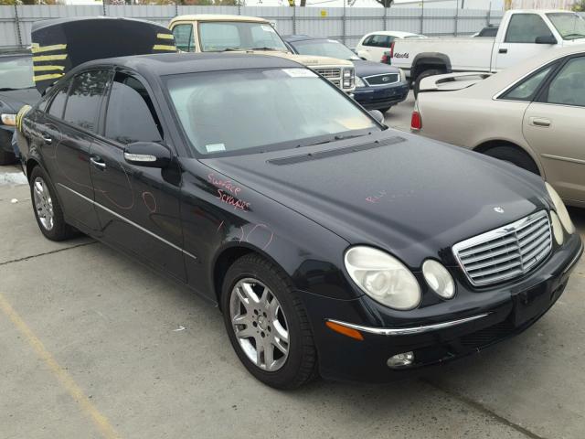 WDBUF65J63A112562 - 2003 MERCEDES-BENZ E 320 BLACK photo 1