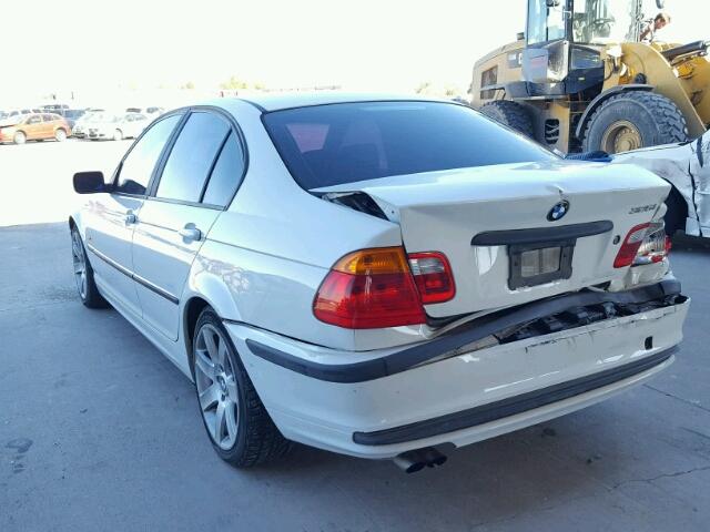 WBAAV33421FU97389 - 2001 BMW 325 I WHITE photo 3