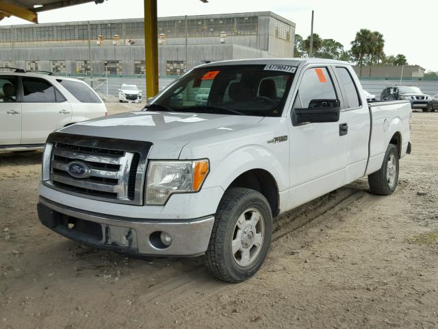 1FTEX1C89AFC64910 - 2010 FORD F150 SUPER WHITE photo 2