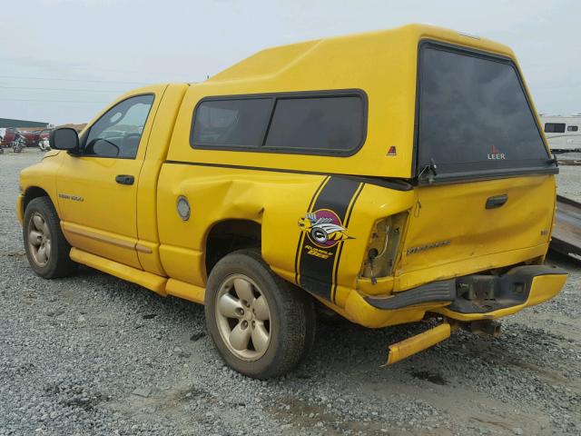 1D7HA16D54J258990 - 2004 DODGE RAM 1500 S YELLOW photo 3