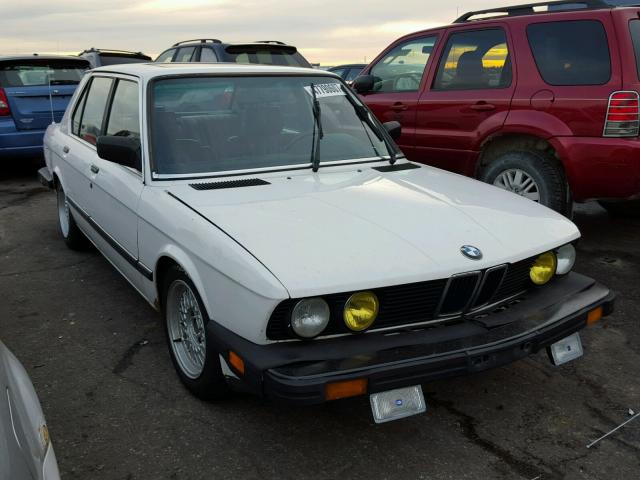 WBADC7408G0960153 - 1986 BMW 535 I WHITE photo 1