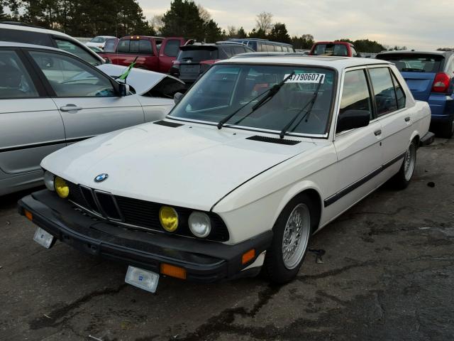 WBADC7408G0960153 - 1986 BMW 535 I WHITE photo 2