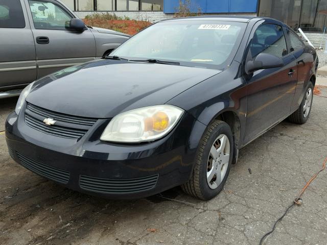 1G1AL18F777303488 - 2007 CHEVROLET COBALT LT BLACK photo 2