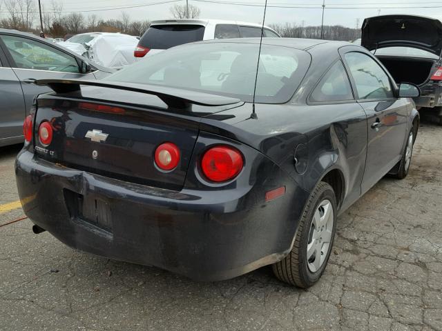 1G1AL18F777303488 - 2007 CHEVROLET COBALT LT BLACK photo 4