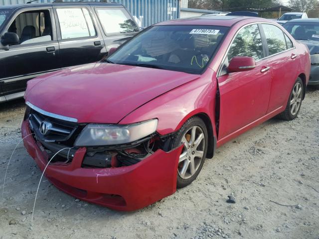 JH4CL96885C024251 - 2005 ACURA TSX RED photo 2