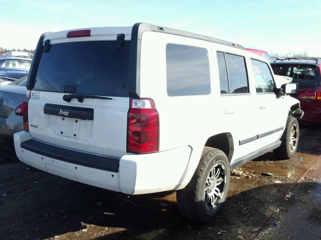 1J8HG48K68C207278 - 2008 JEEP COMMANDER WHITE photo 4