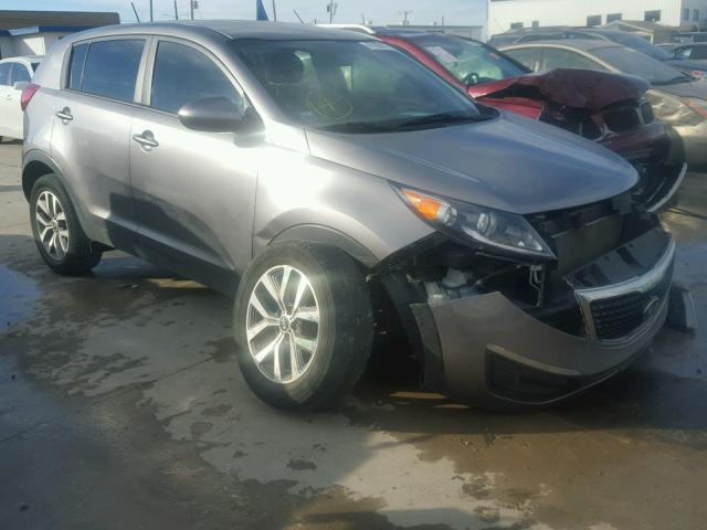 KNDPB3AC3E7599946 - 2014 KIA SPORTAGE B GRAY photo 1