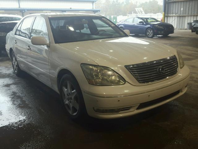 JTHBN36F355007797 - 2005 LEXUS LS 430 WHITE photo 1