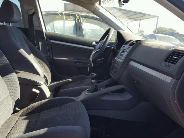 3VWJZ71K49M036882 - 2009 VOLKSWAGEN JETTA S 银色 照片 5