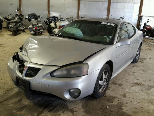 2G2WS522341174630 - 2004 PONTIAC GRAND PRIX SILVER photo 2