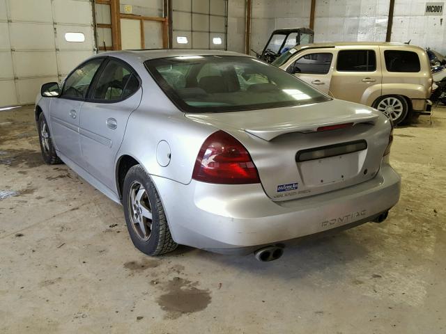 2G2WS522341174630 - 2004 PONTIAC GRAND PRIX SILVER photo 3