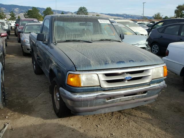 1FTCR10A5VUC58967 - 1997 FORD RANGER GREEN photo 1