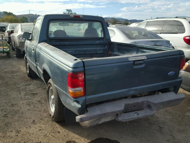 1FTCR10A5VUC58967 - 1997 FORD RANGER GREEN photo 3