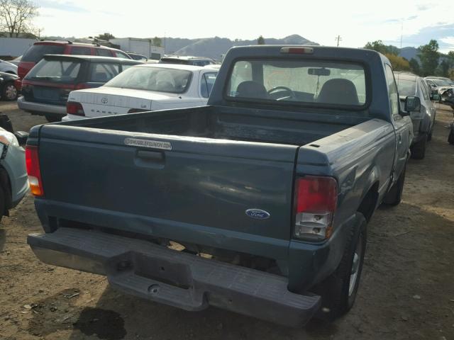 1FTCR10A5VUC58967 - 1997 FORD RANGER GREEN photo 4