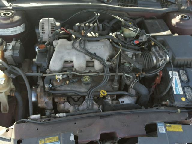 1G1ND52JX16232173 - 2001 CHEVROLET MALIBU MAROON photo 7