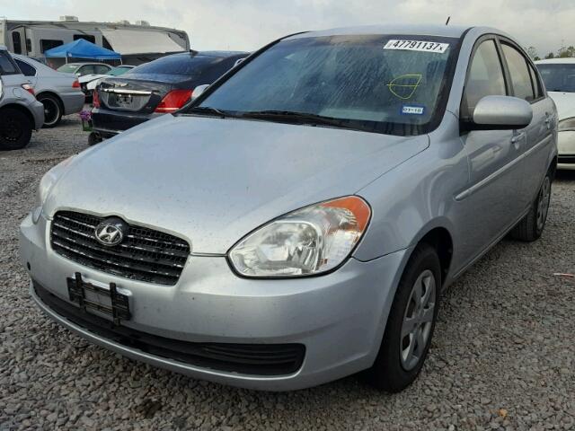 KMHCN4AC8AU420495 - 2010 HYUNDAI ACCENT GLS SILVER photo 2